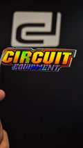 Logo Circuit Equipament - sticker tornasolado DR3 Calcos