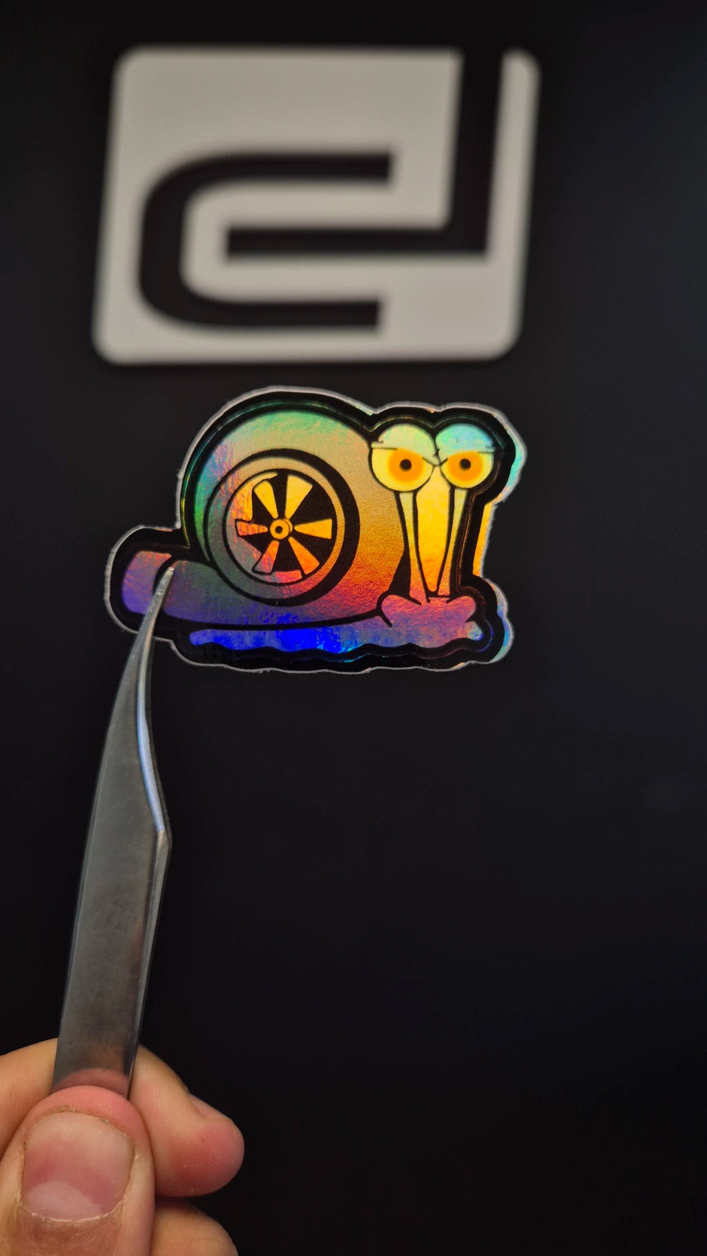 turbo - sticker tornasolado DR3 Calcos