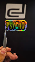 Psycho - sticker tornasolado DR3 Calcos