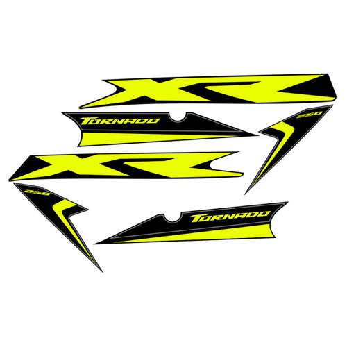 Kit Calcos Original Honda Xr 250 Tornado - Fluo Premium