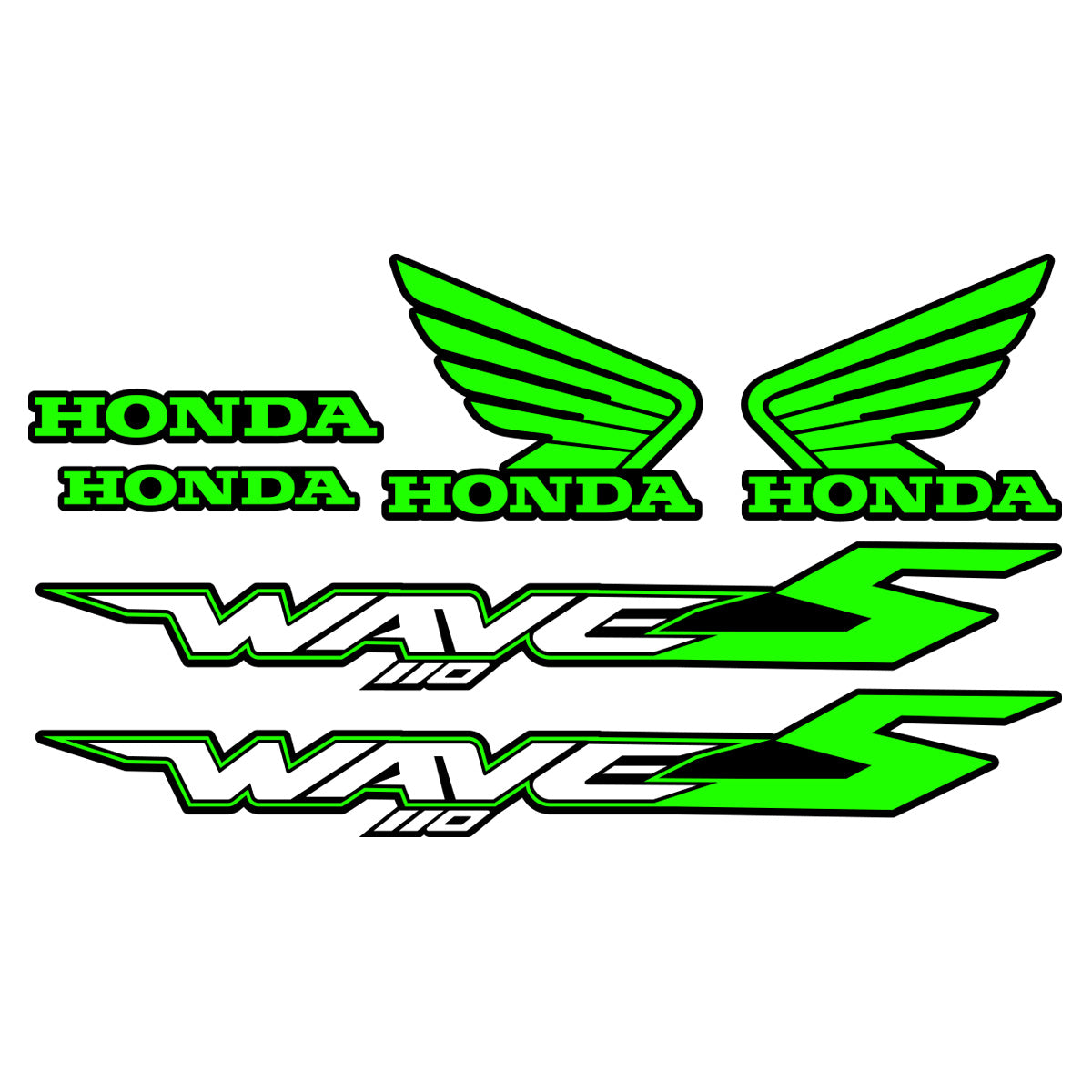 Kit Calcos Original Honda Wave S 110