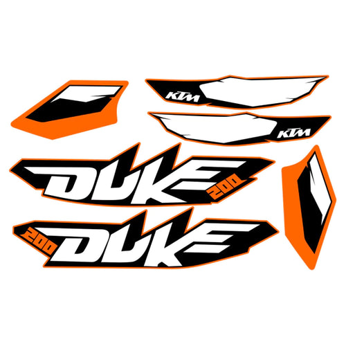 Kit Calcos Original Ktm Duke 200 2012