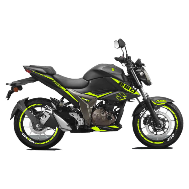 Kit Calcos Suzuki Gixxer 250 - Fluo premium