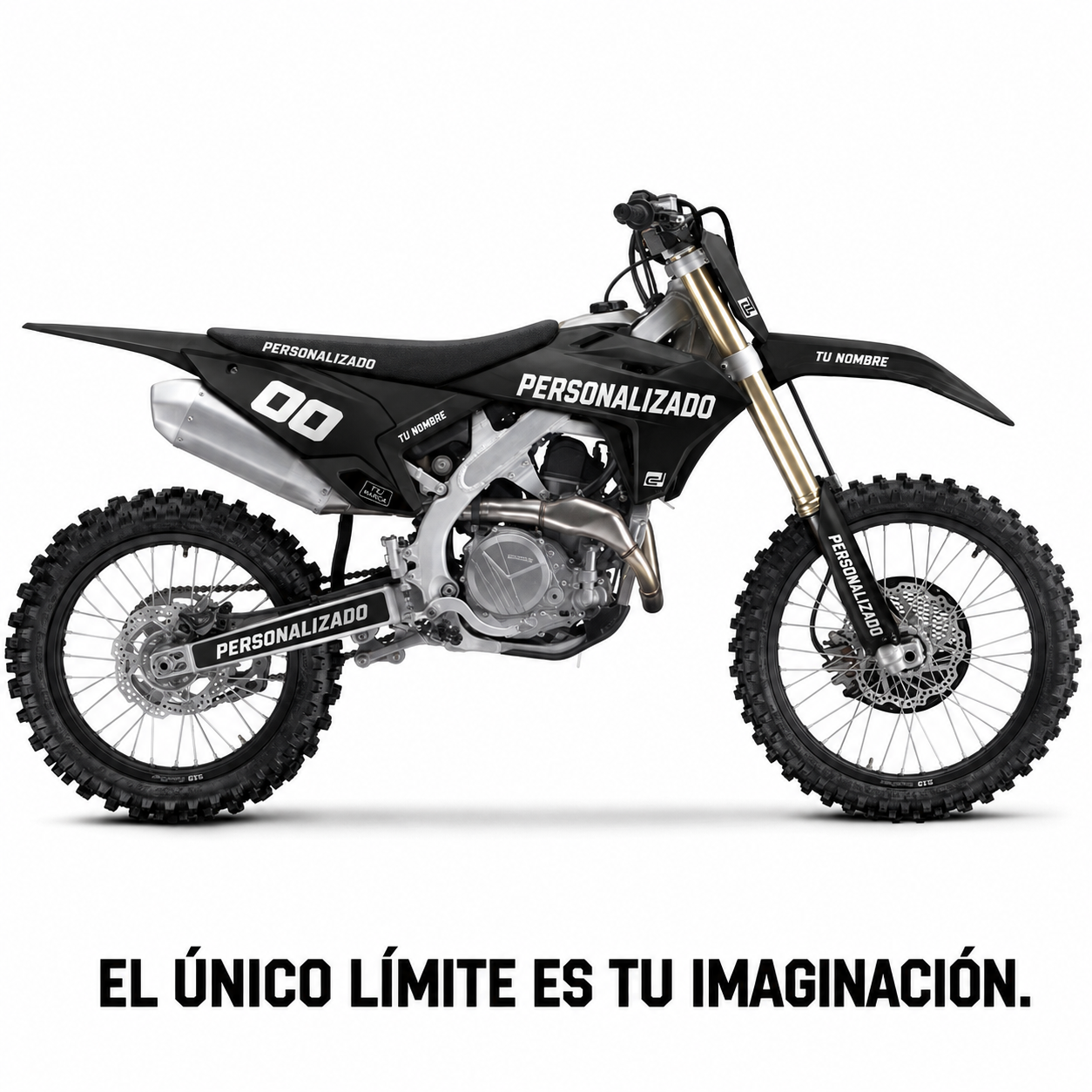 KIT DE GRÁFICAS PARA MOTOCROSS - 100% PERSONALIZADO