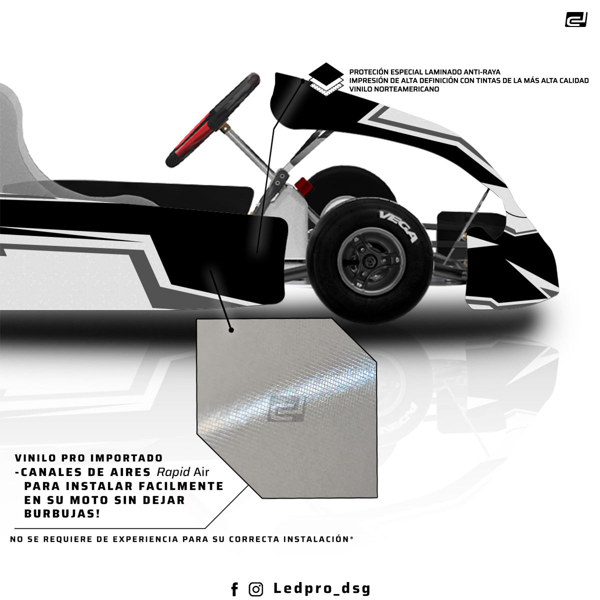 Kit de Gráficas para Karting - D5