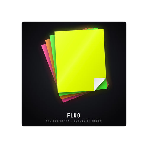 Aplique extra fluo - láminas fluo en cualquier color