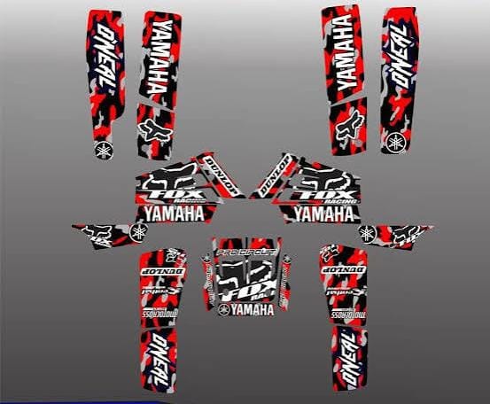 Kit de Gráficas para ATV Yamaha Banshee - Diseño 01 - LedPro Racing
