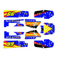 Kit de Gráficas para ATV Yamaha Banshee - Diseño 07 - LedPro Racing