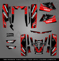 Kit de Gráficas para ATV Yamaha Banshee - Diseño 11 - LedPro Racing
