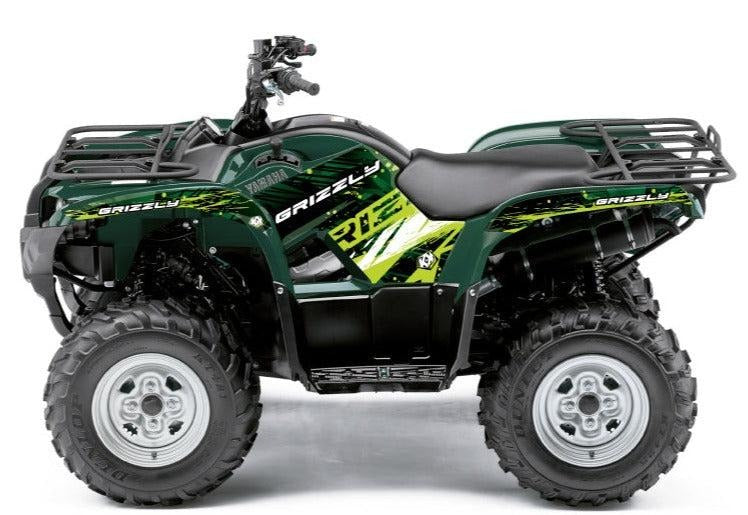 Kit de Gráficas para ATV Yamaha Grizzly - Diseño 02 - LedPro Racing