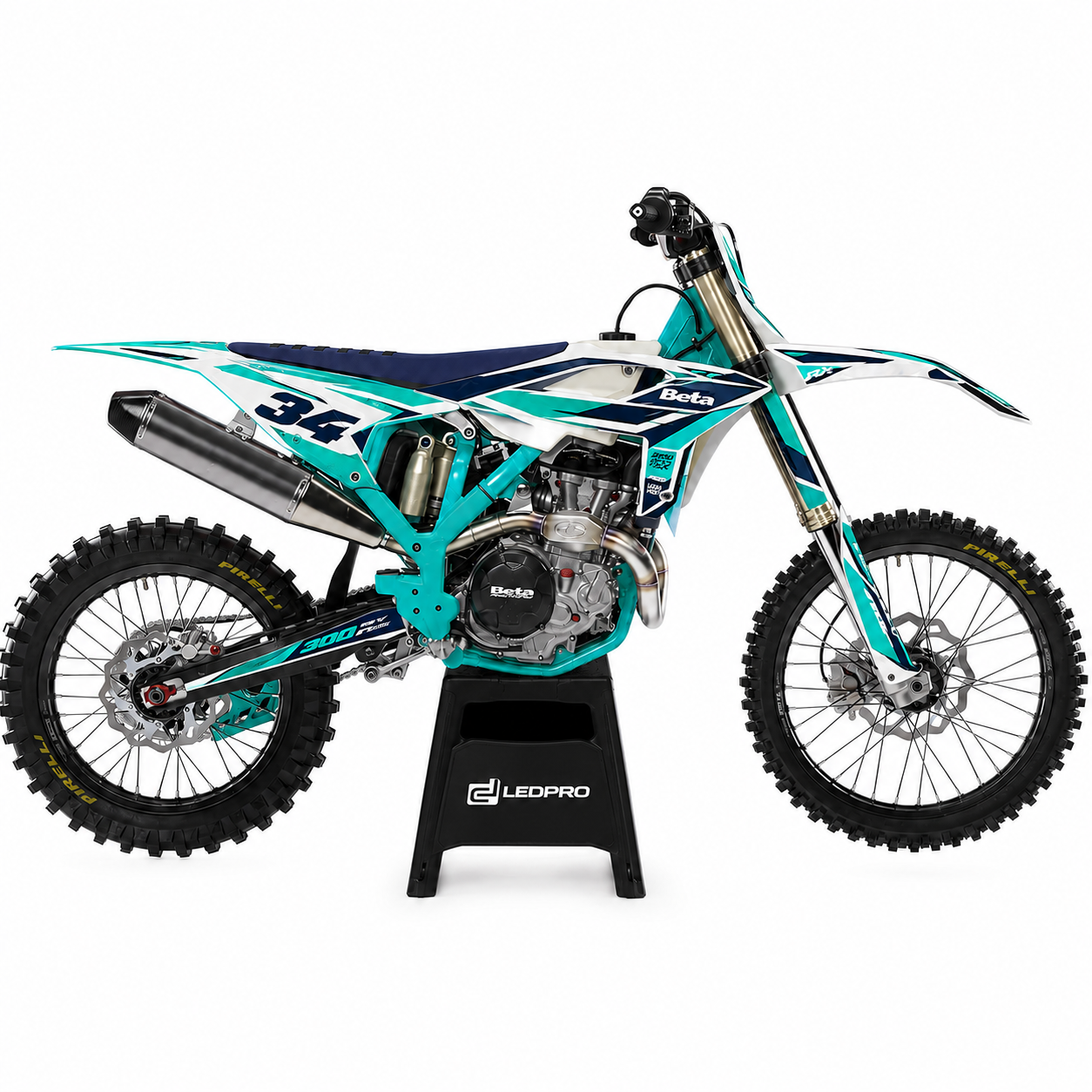 Kit de Gráficas para Motocross Beta RR 4 Stroke - Diseño 14