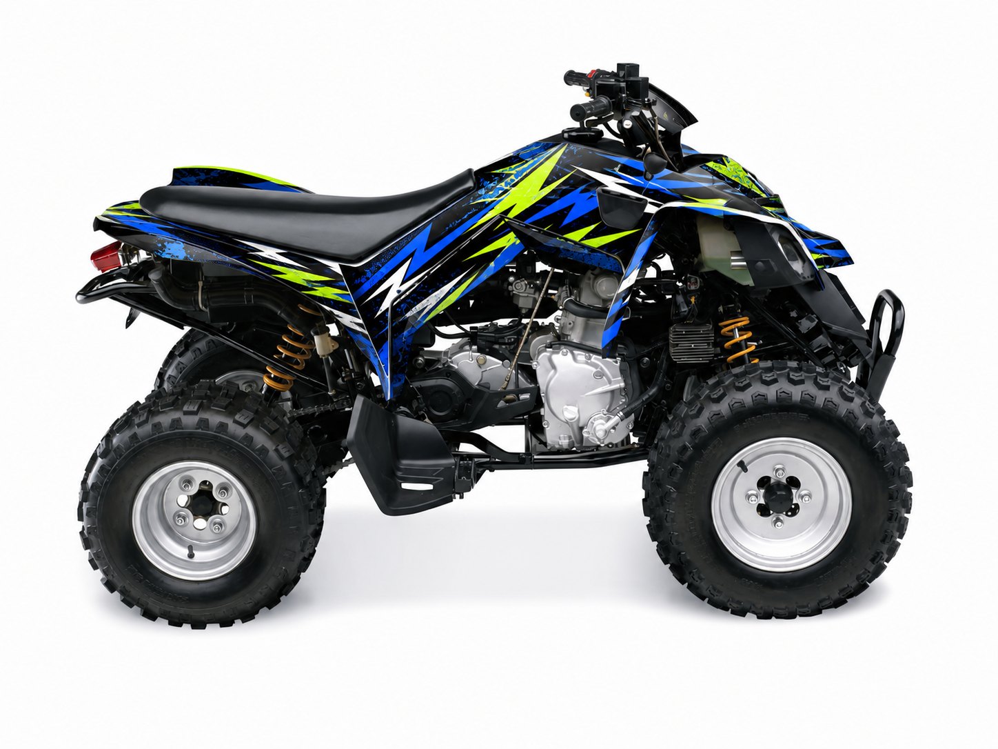 Kit de gráficas para ATV Can-Am DS 250 - Diseño 01 Blue Volt - LedPro Racing