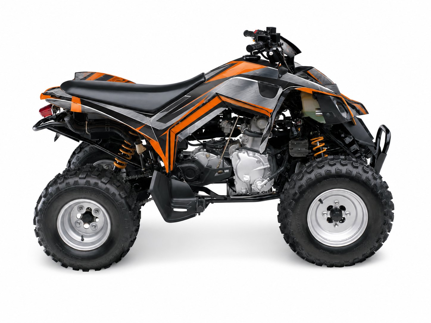 Kit de gráficas para ATV Can-Am DS 250 - Diseño 07 Titanium Orange - LedPro Racing