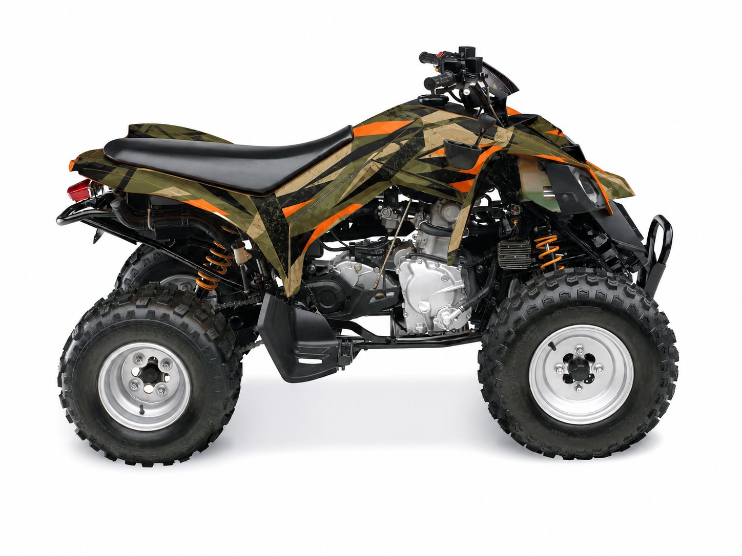 Kit de gráficas para ATV Can-Am DS 250 - Diseño 10 Camo Velocity - LedPro Racing