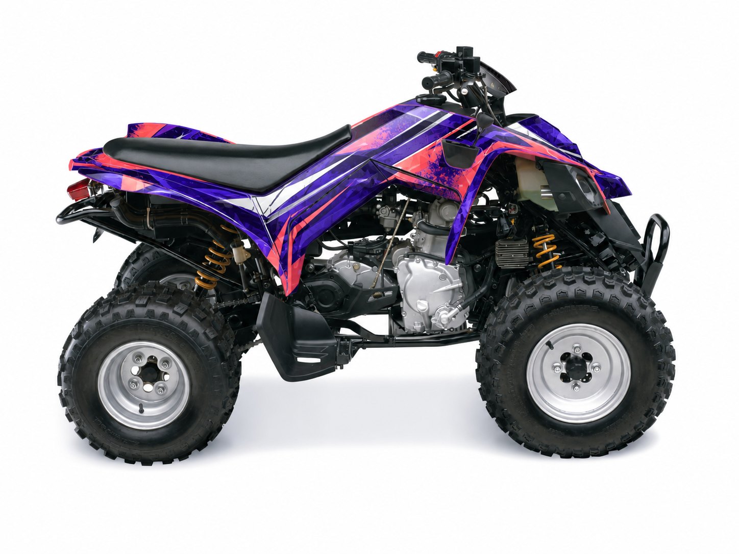 Kit de gráficas para ATV Can-Am DS 250 - Diseño 15 Ultraviolet - LedPro Racing