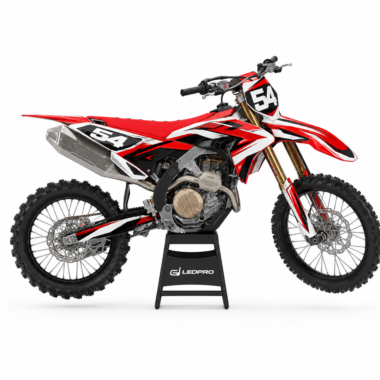 Kit de Gráficas para Motocross Ducati Desmo450 - Diseño 1