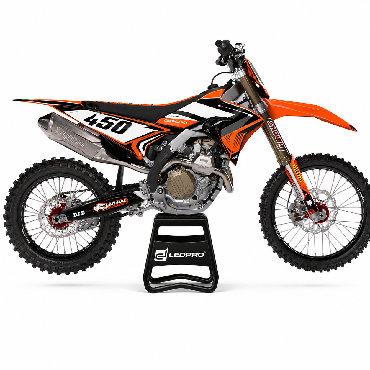 Kit de Gráficas para Motocross Ducati Desmo450 - Diseño 25