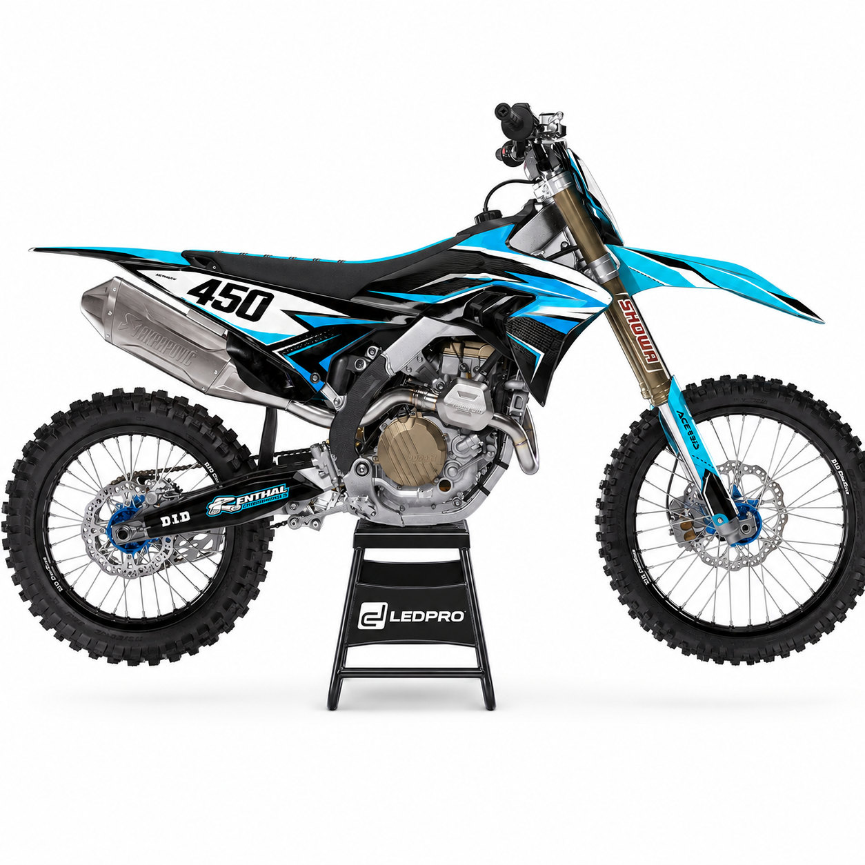 Kit de Gráficas para Motocross Ducati Desmo450 - Diseño 28