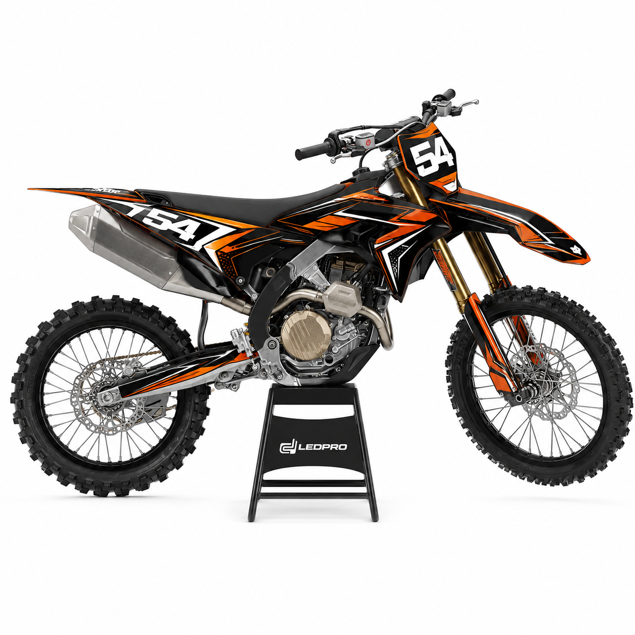 Kit de Gráficas para Motocross Ducati Desmo450 - Diseño 8