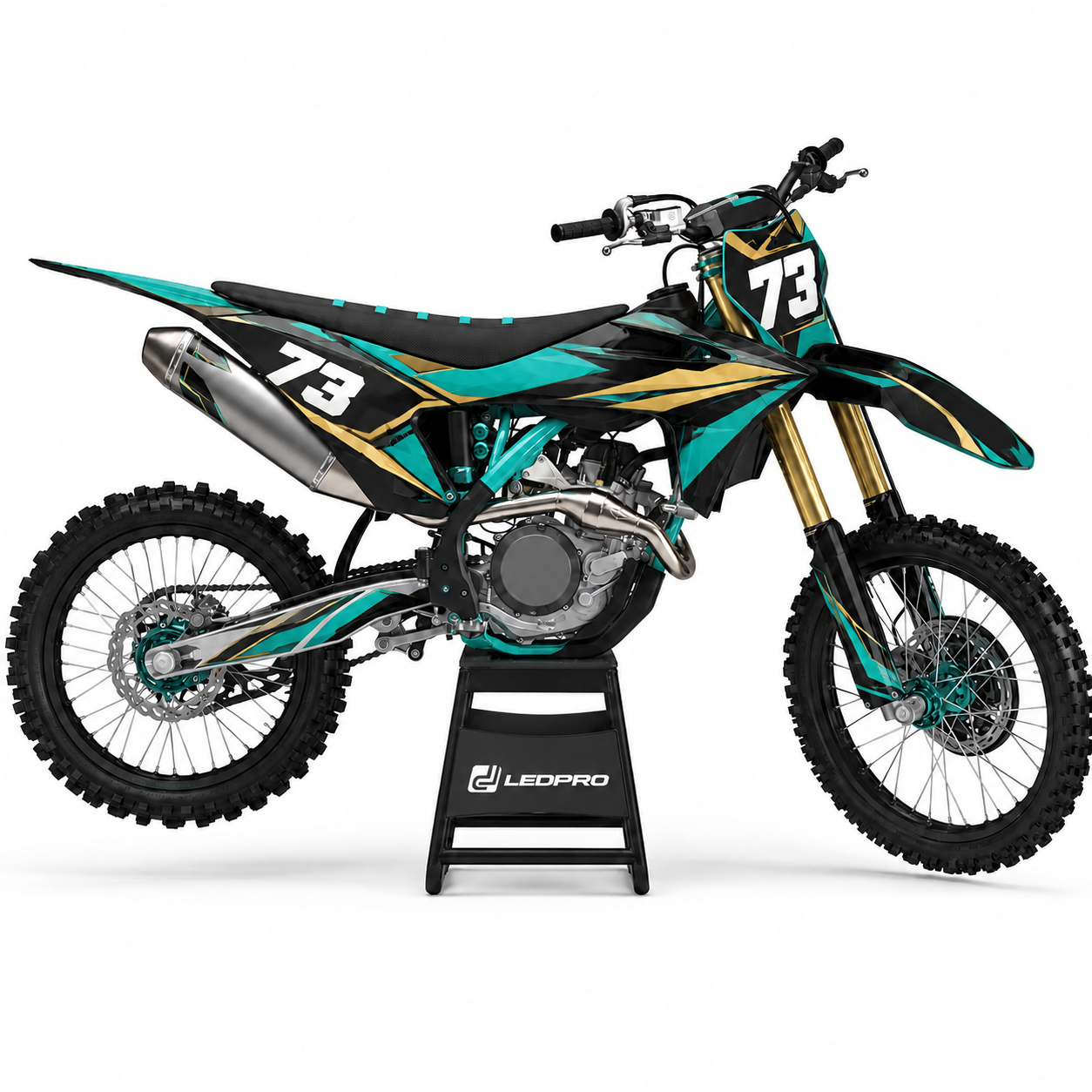 Kit de Gráficas para Motocross GasGas MC50 - Diseño 17
