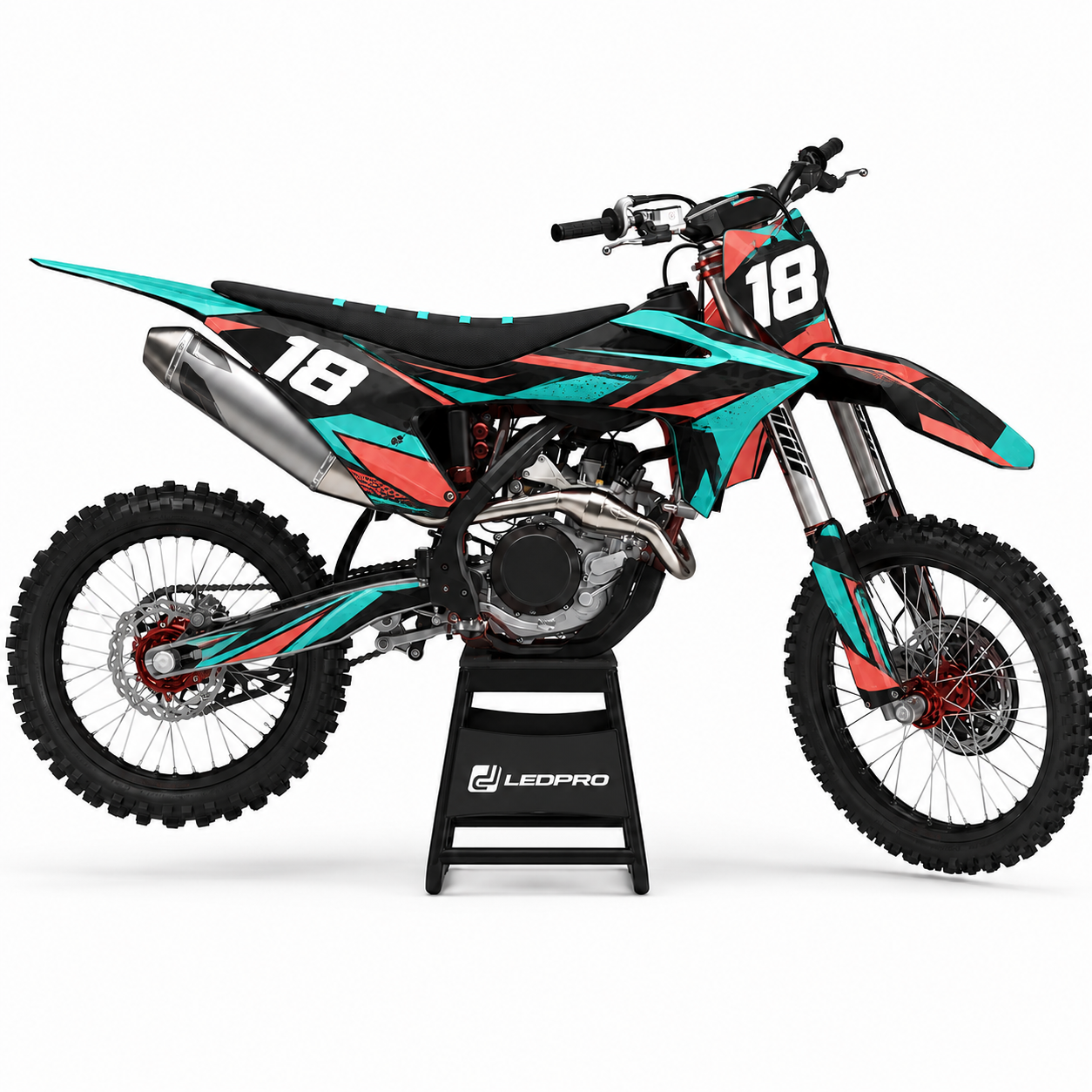 Kit de Gráficas para Motocross GasGas MC50 - Diseño 21