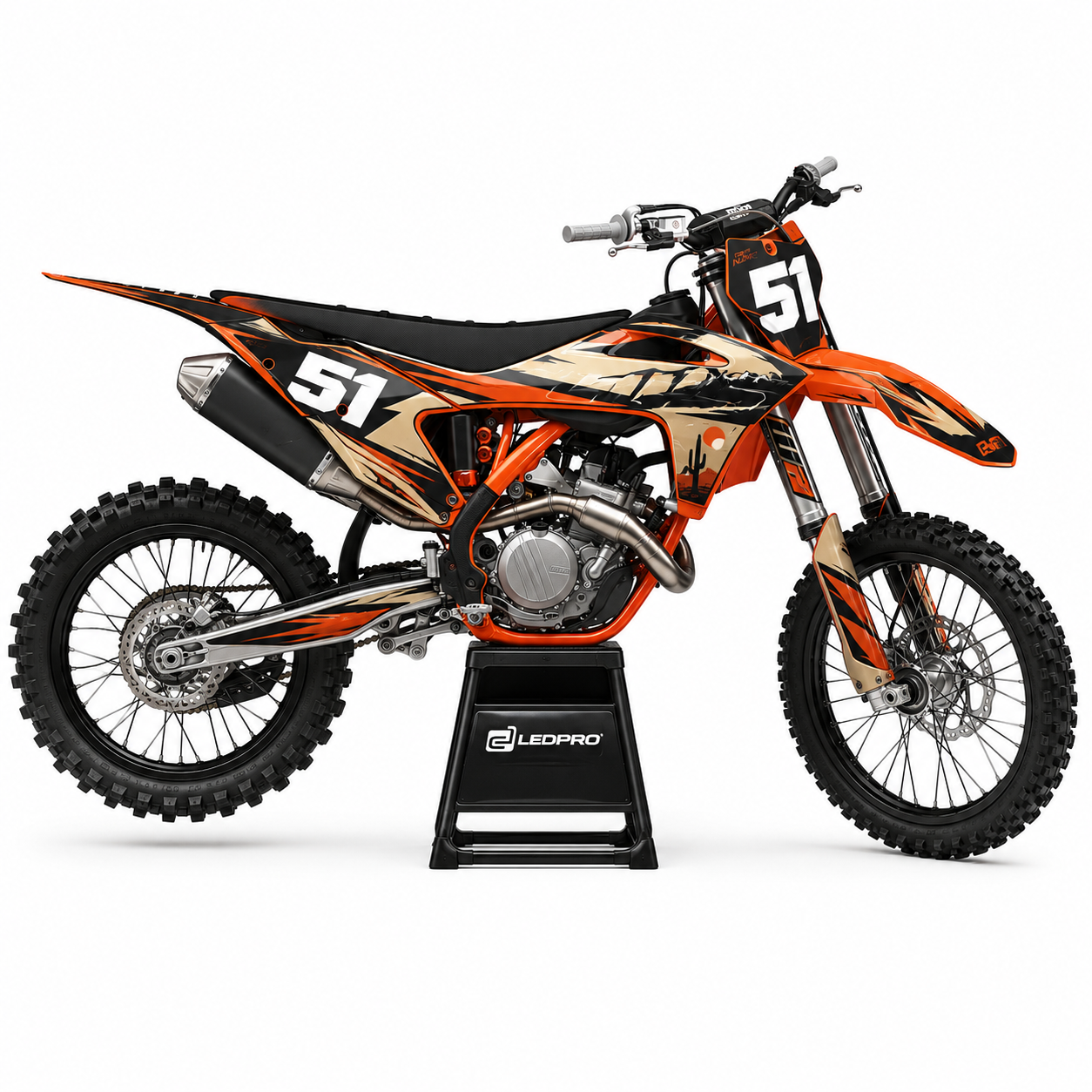 Kit de Gráficas para Motocross GasGas MC50 - Diseño 24