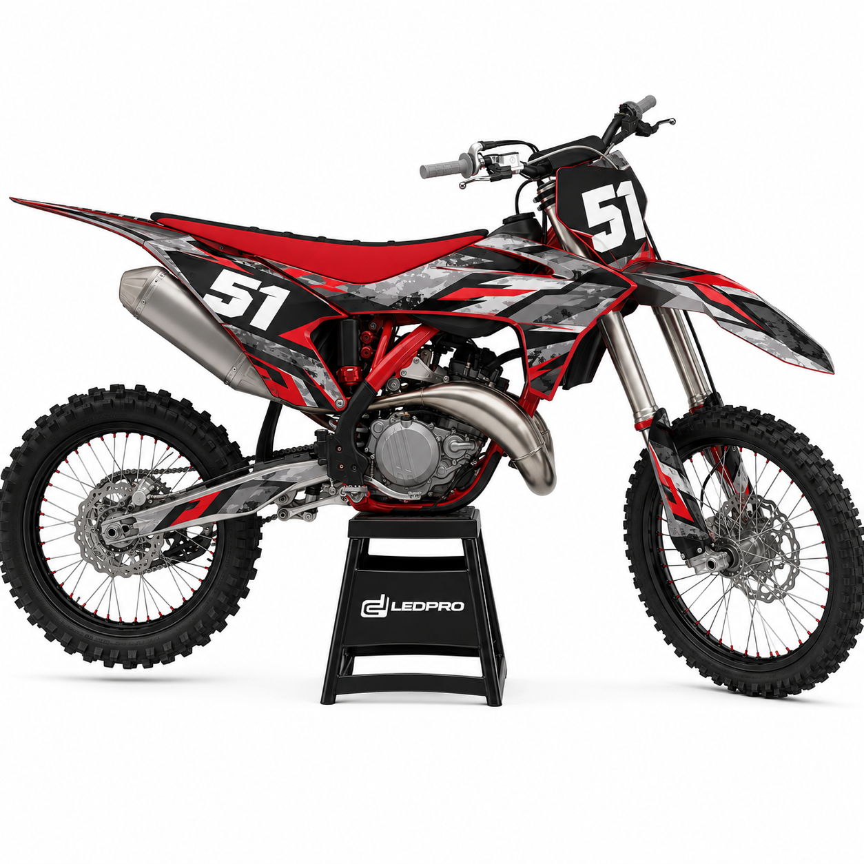 Kit de Gráficas para Motocross GasGas MC50 - Diseño 27