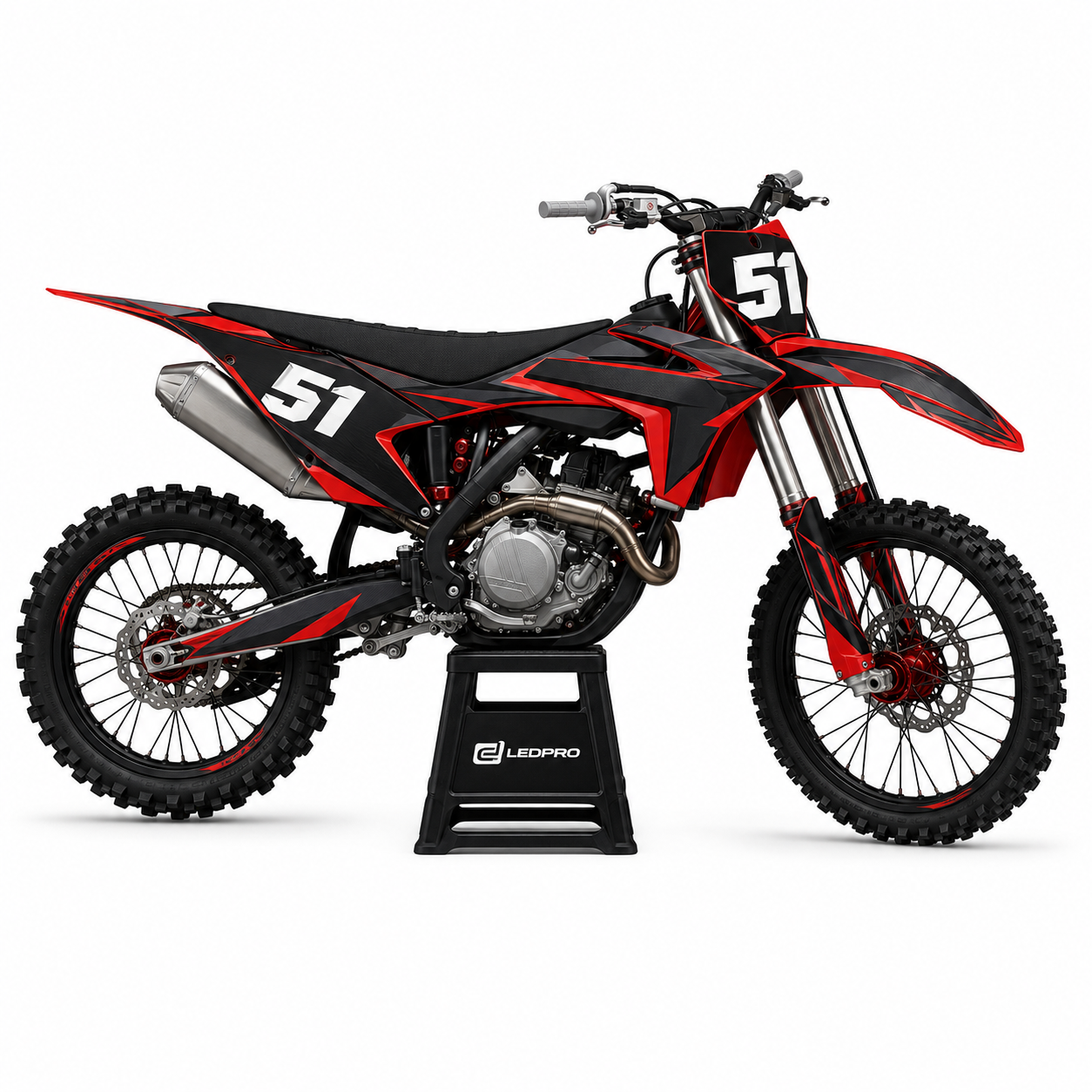 Kit de Gráficas para Motocross GasGas MC50 - Diseño 30