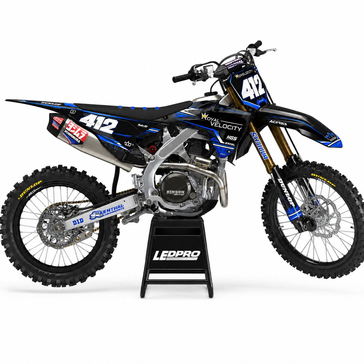 Kit de Gráficas para Motocross Honda CRF450R - Diseño 11