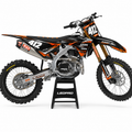 Kit de Gráficas para Motocross Honda CRF450R - Diseño 12