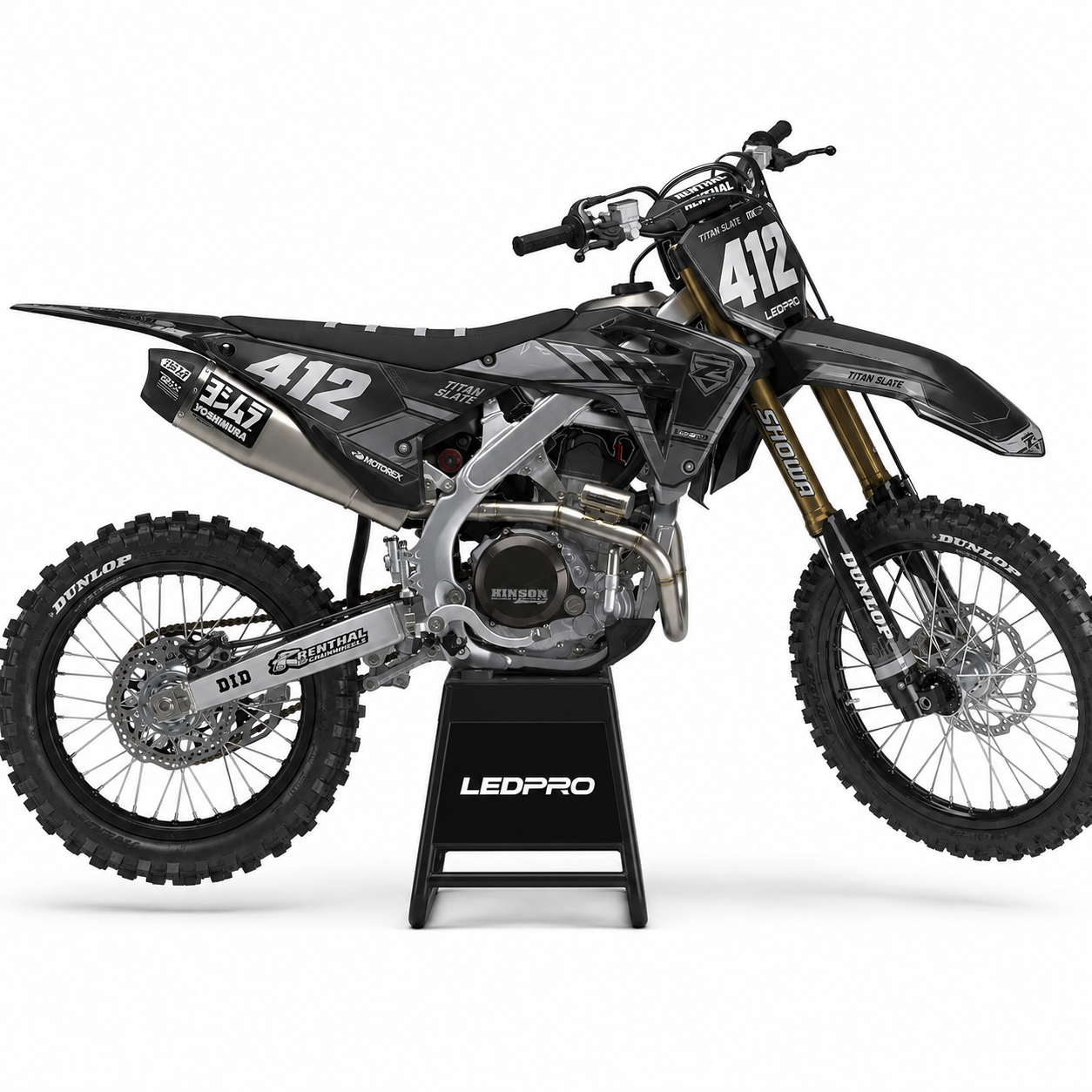 Kit de Gráficas para Motocross Honda CRF450R - Diseño 14