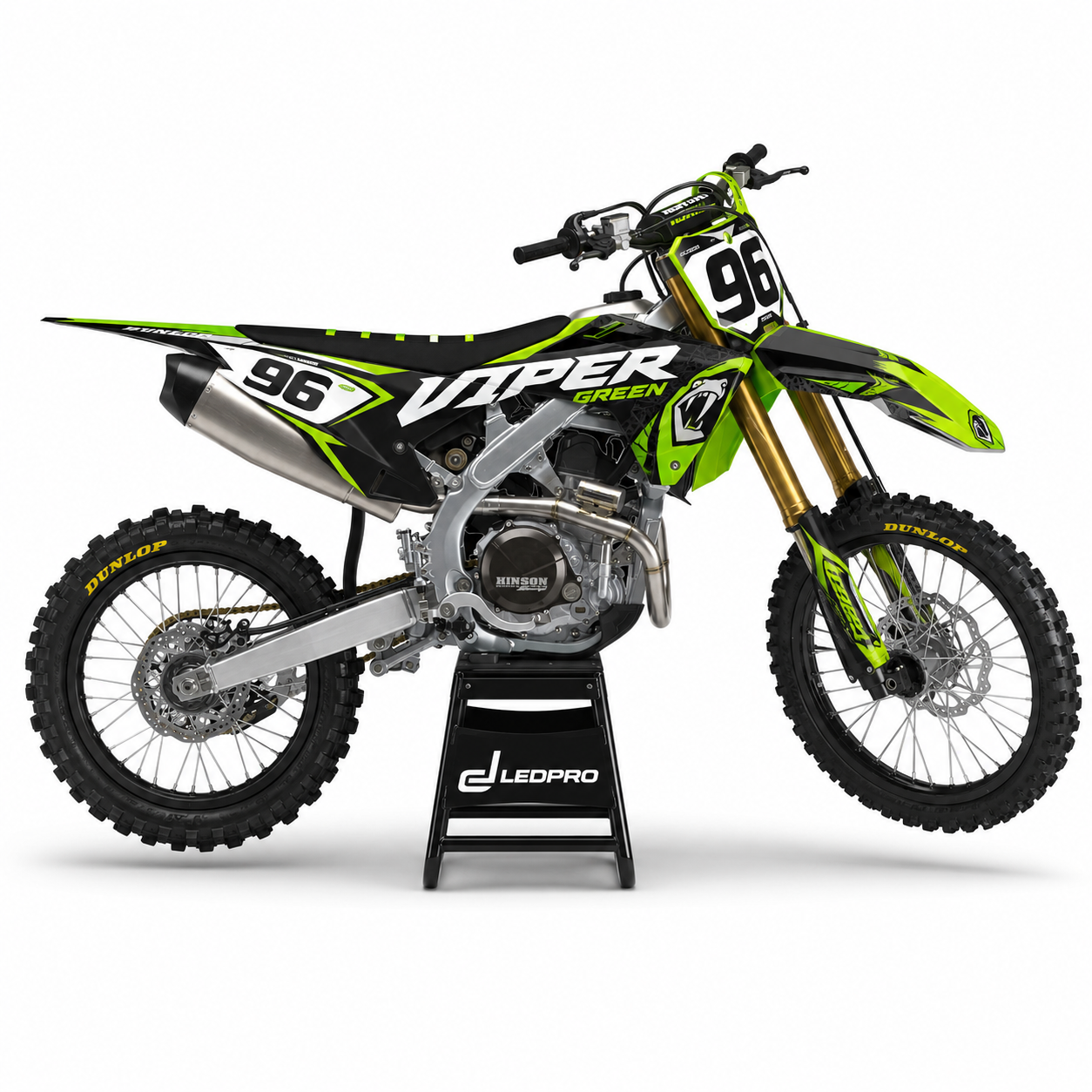 Kit de Gráficas para Motocross Honda CRF450R - Diseño 19