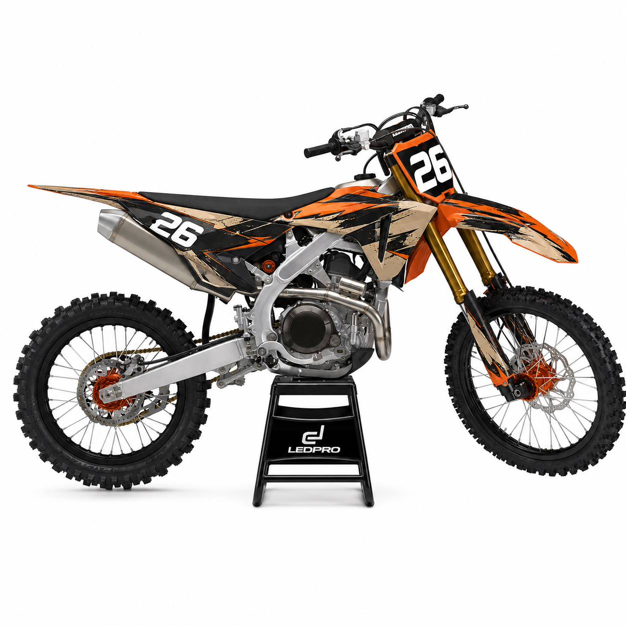 Kit de Gráficas para Motocross Honda CRF450R - Diseño 23