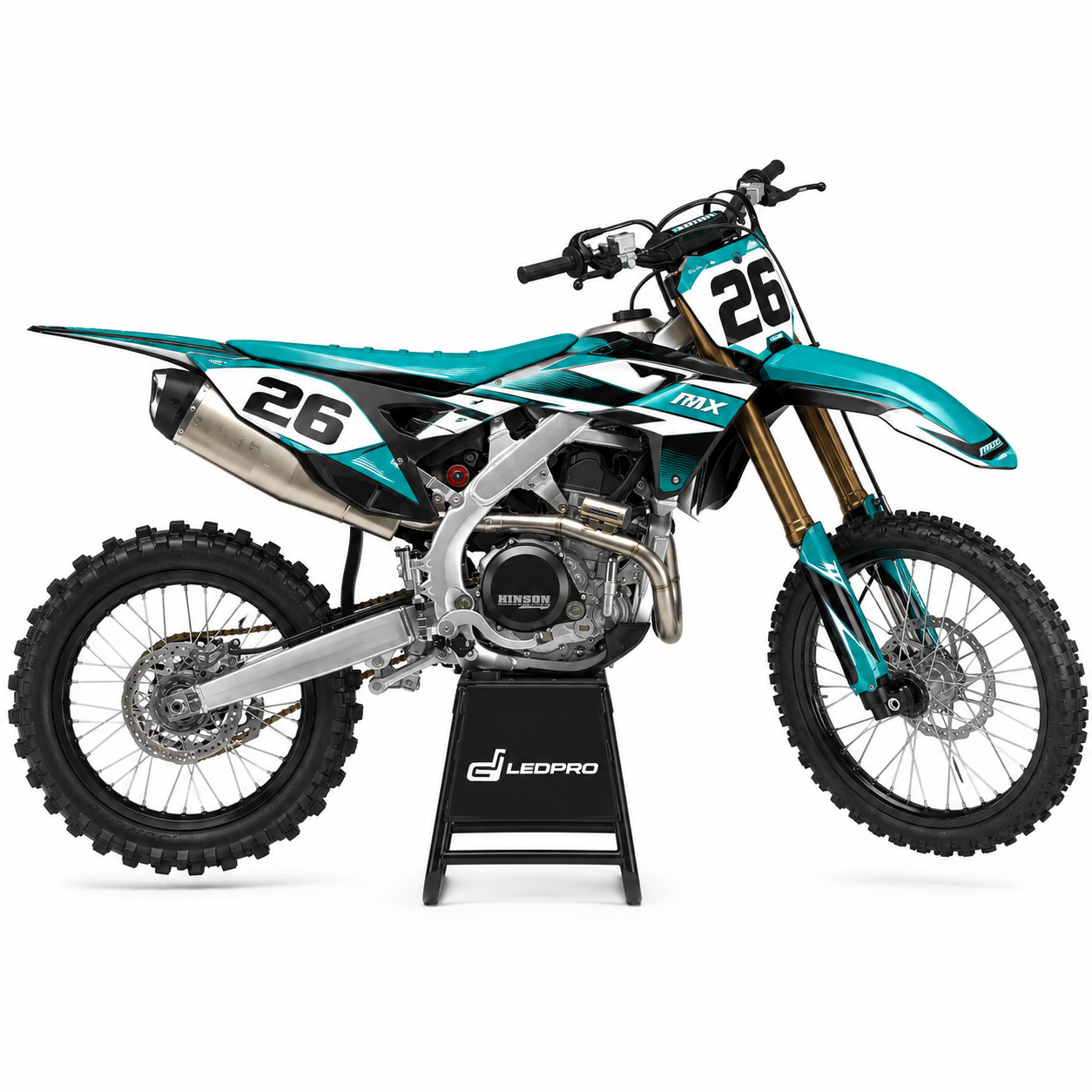 Kit de Gráficas para Motocross Honda CRF450R - Diseño 24