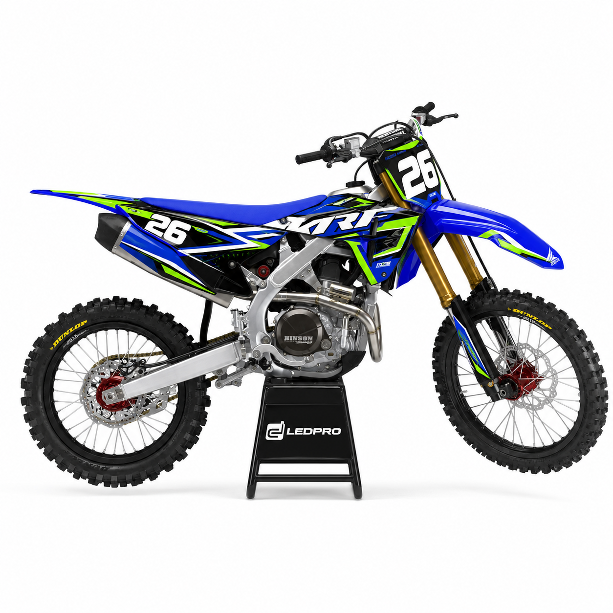 Kit de Gráficas para Motocross Honda CRF450R - Diseño 27