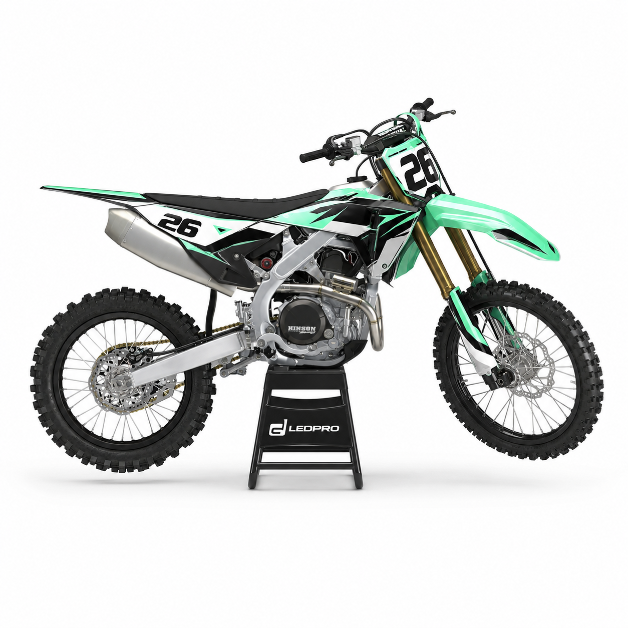 Kit de Gráficas para Motocross Honda CRF450R - Diseño 29
