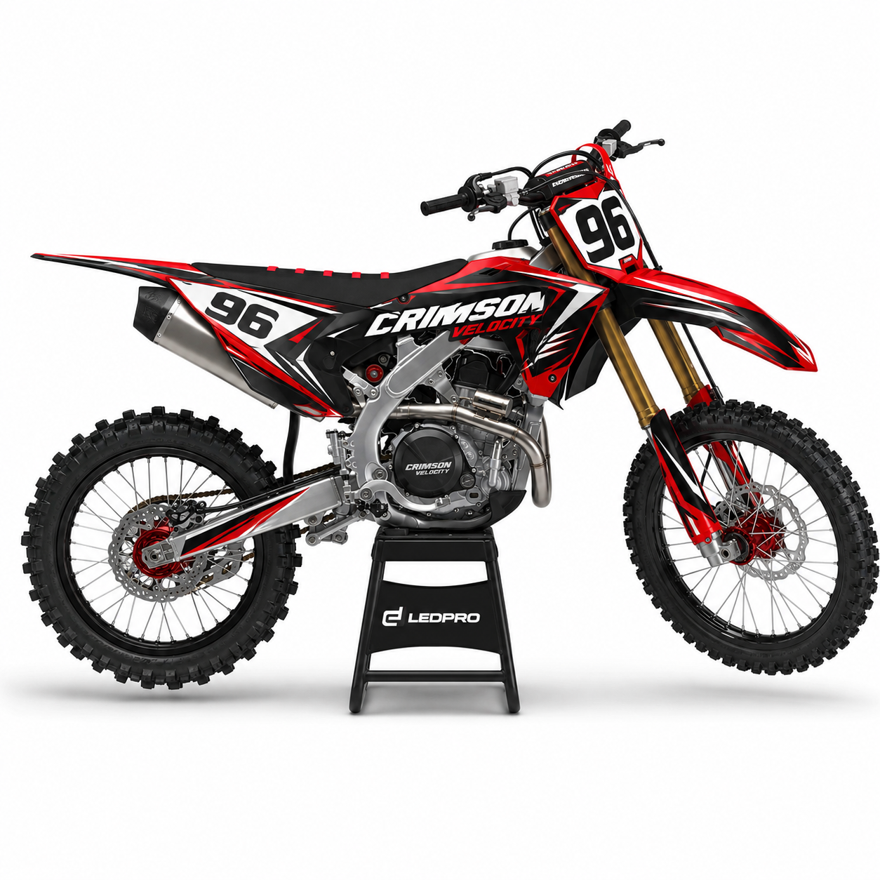 Kit de Gráficas para Motocross CRF450R - Diseño 2