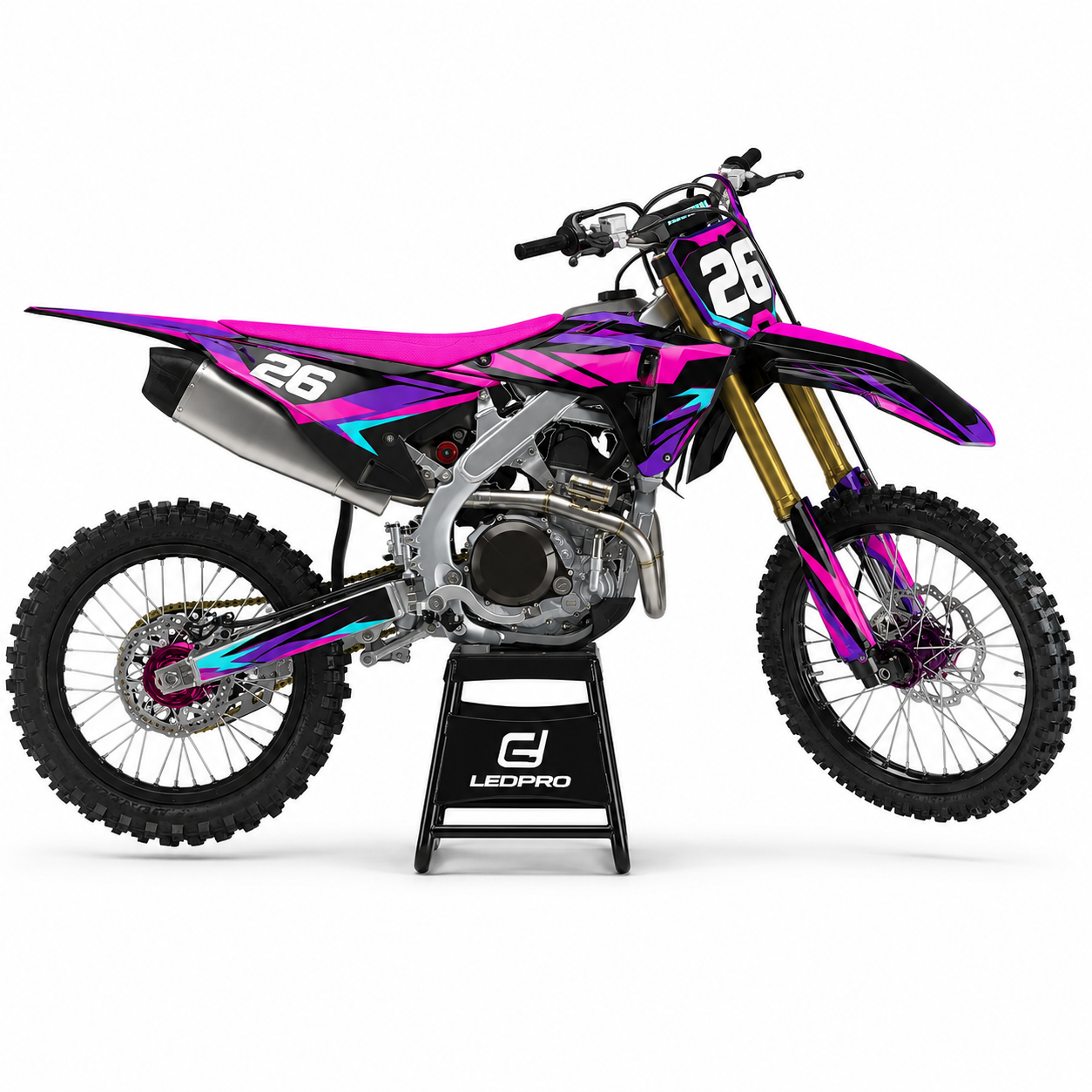 Kit de Gráficas para Motocross Honda CRF450R - Diseño 30
