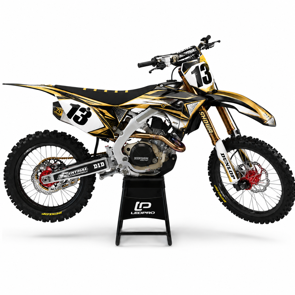 Kit de Gráficas para Motocross Honda CRF450R - Diseño 37