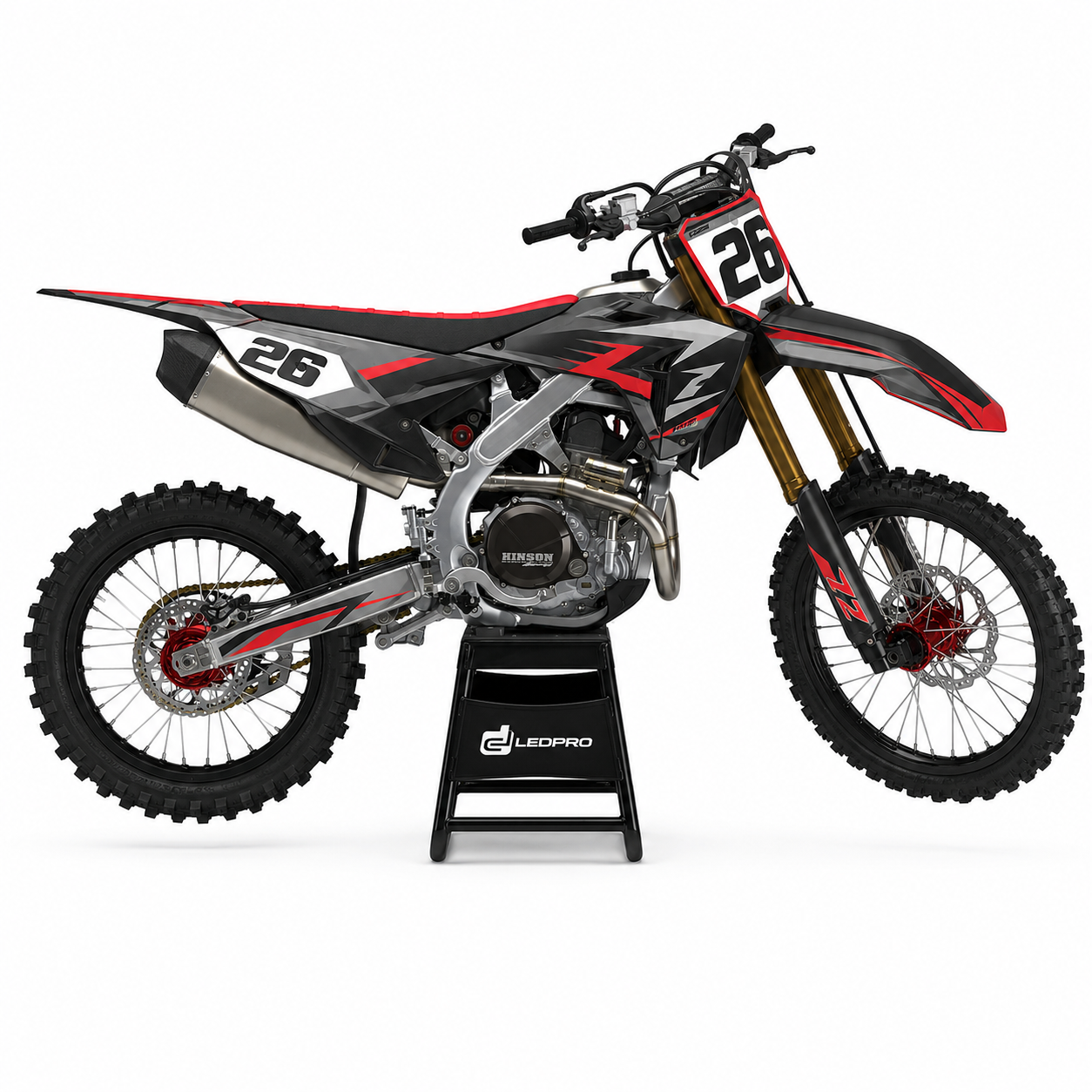 Kit de Gráficas para Motocross CRF450R - Diseño 3