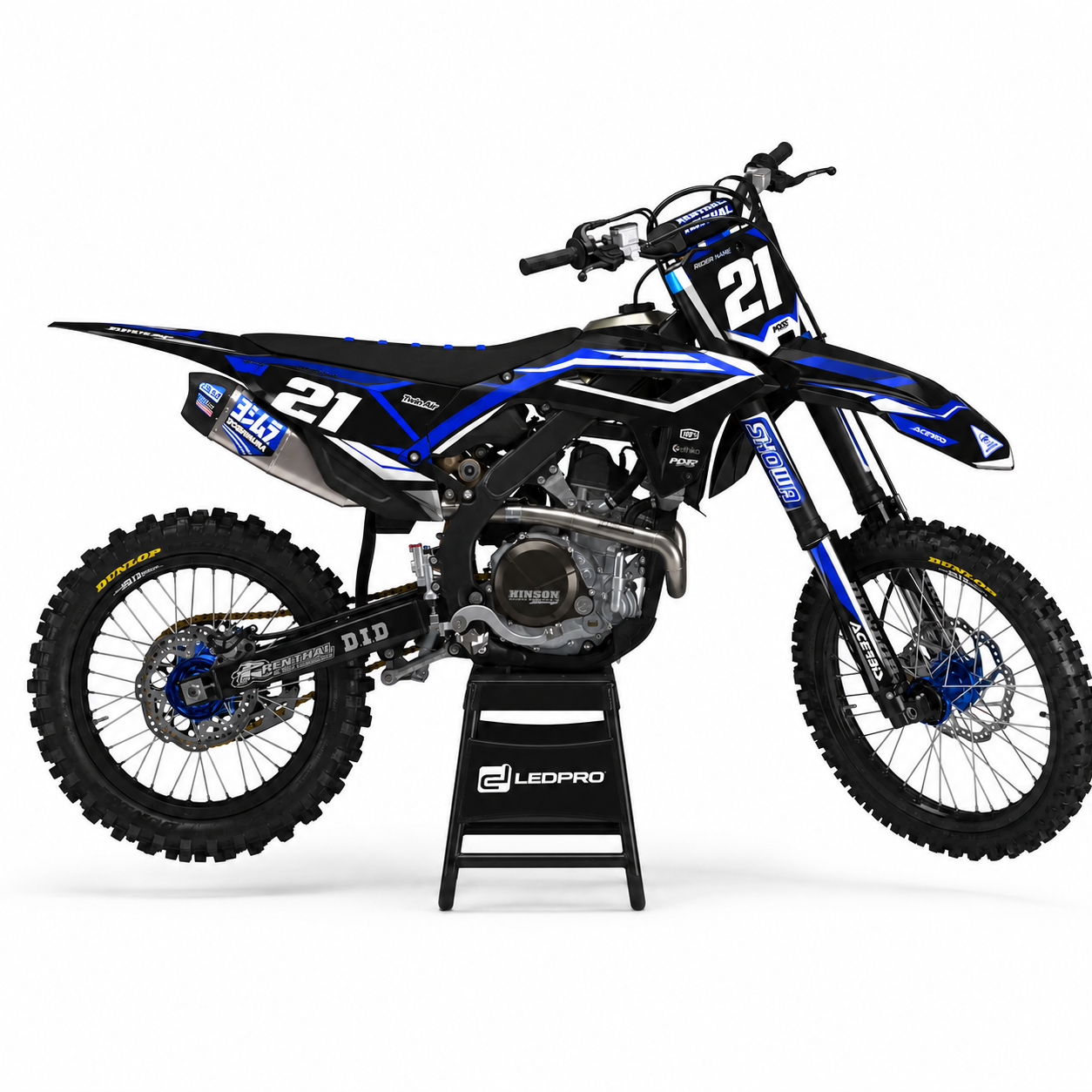 Kit de Gráficas para Motocross Honda CRF450R - Diseño 41