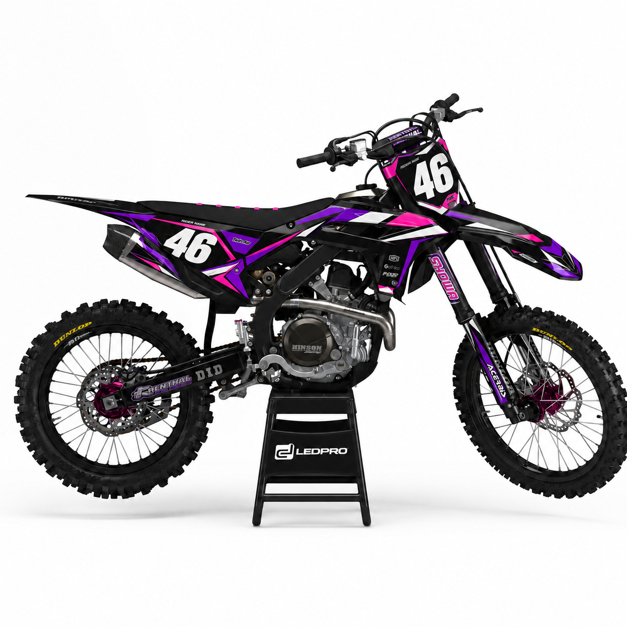 Kit de Gráficas para Motocross Honda CRF450R - Diseño 42