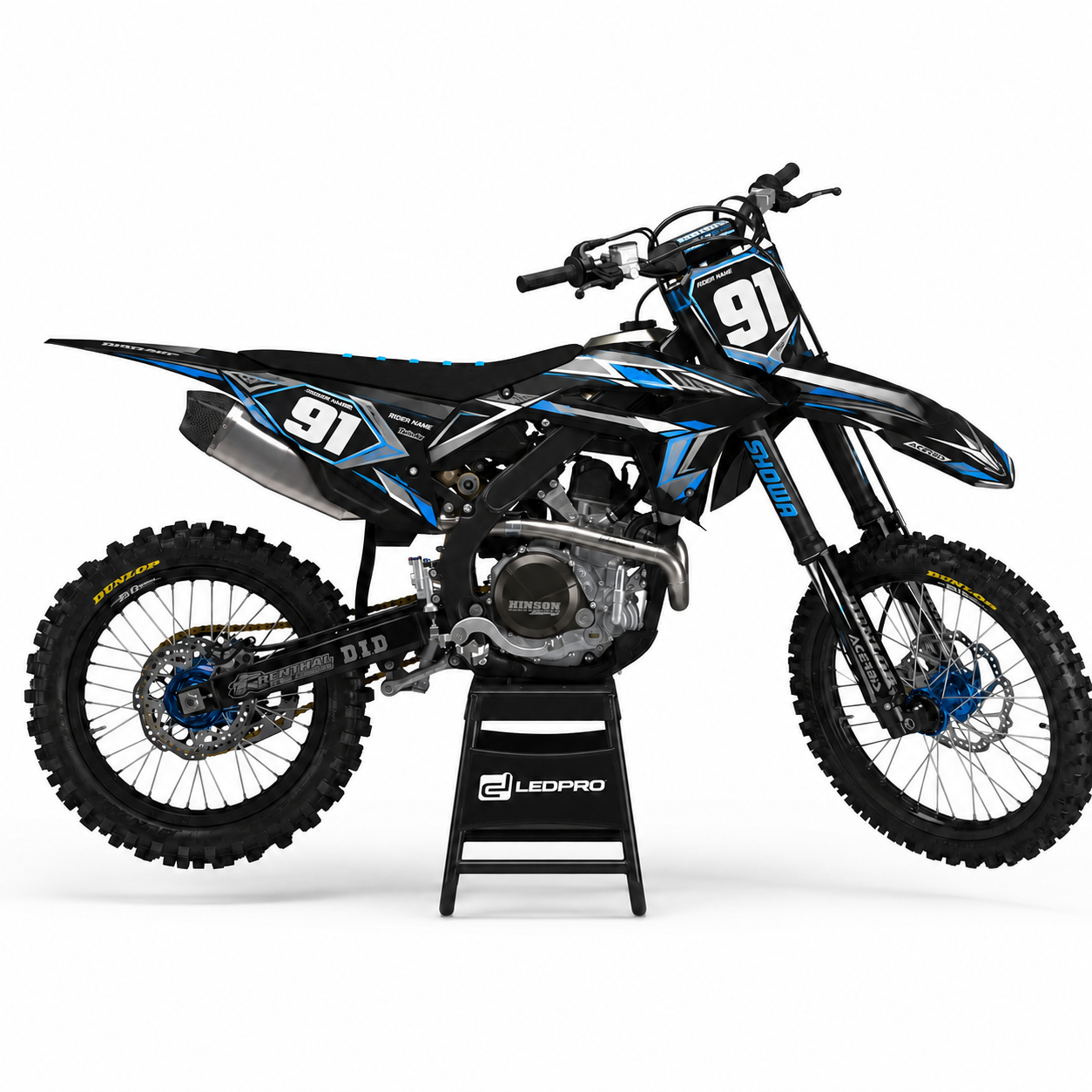 Kit de Gráficas para Motocross Honda CRF450R - Diseño 46