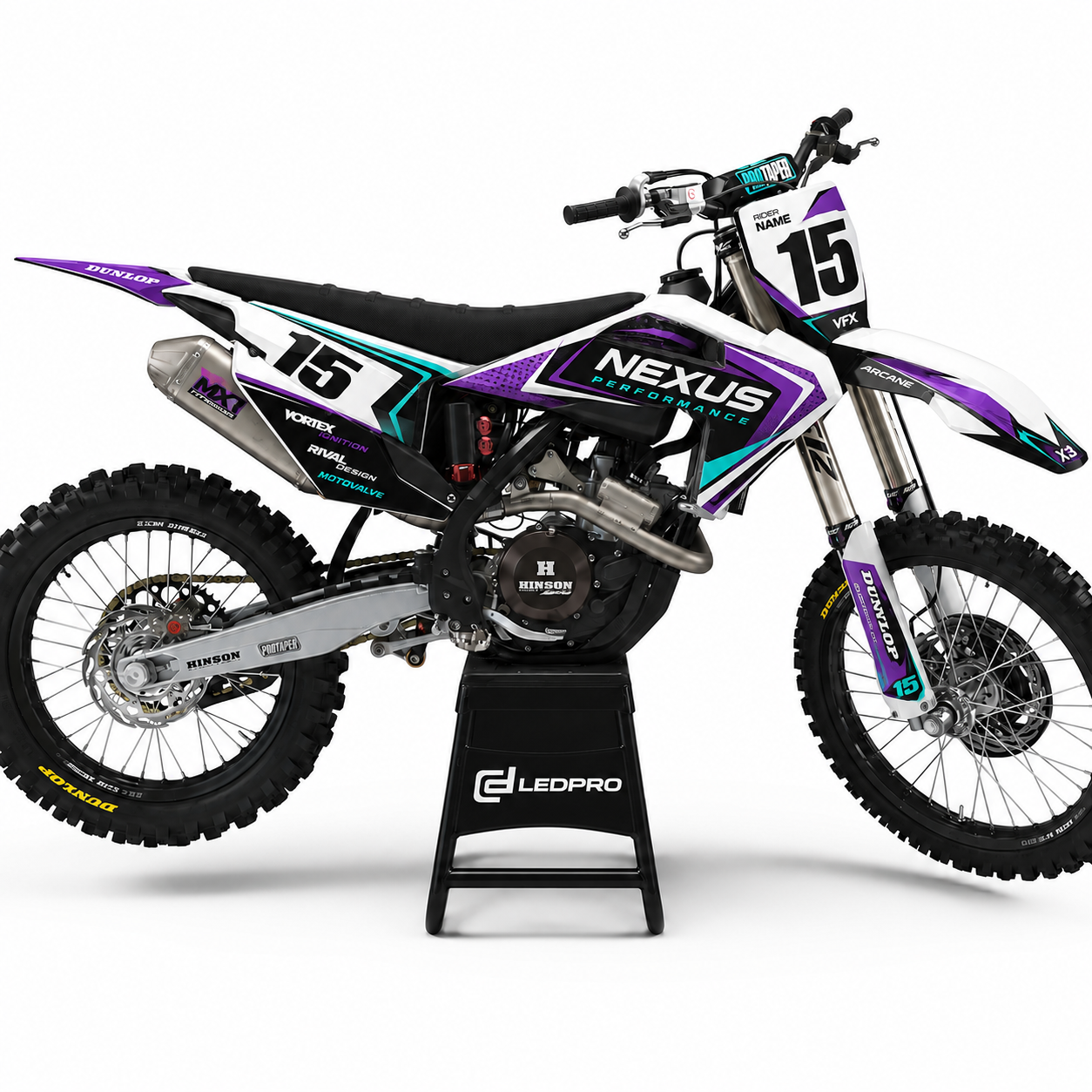 Kit de Gráficas para Motocross Husqvarna FC - Diseño 24