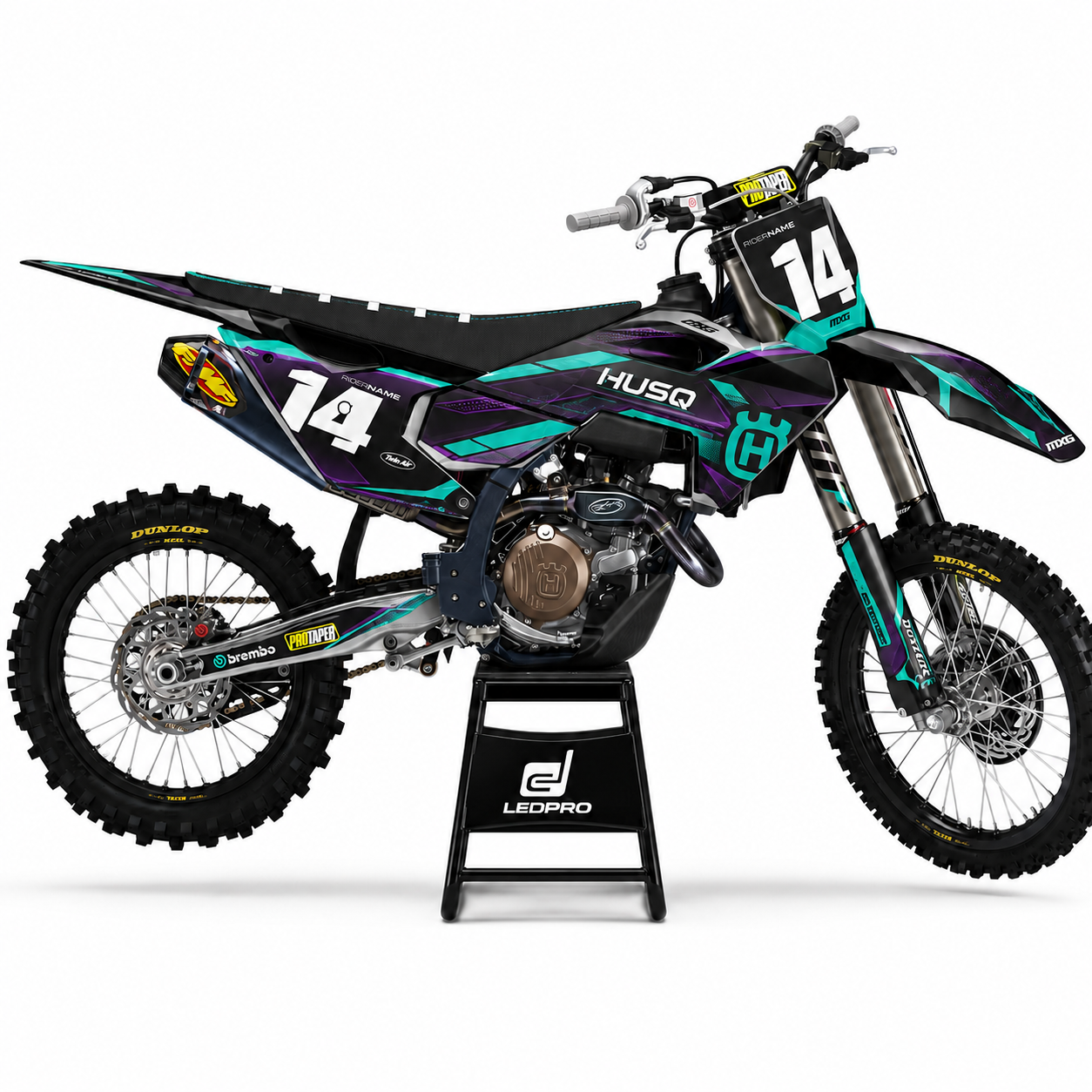 Kit de Gráficas para Motocross Husqvarna FC - Diseño 32