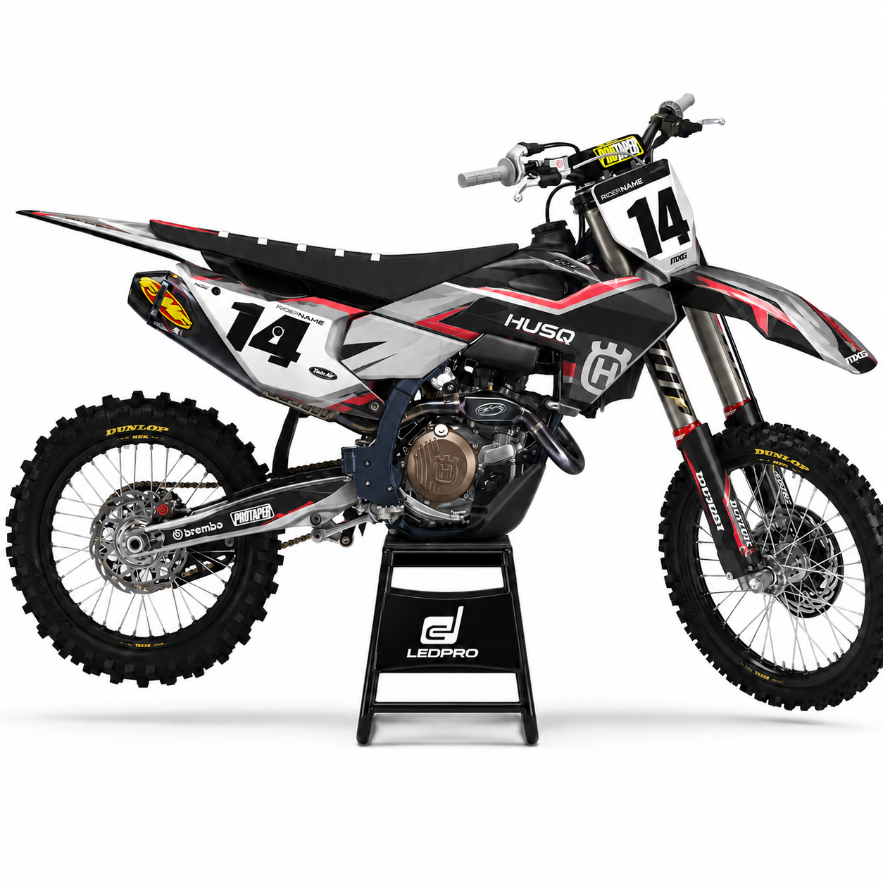 Kit de Gráficas para Motocross Husqvarna FC - Diseño 34