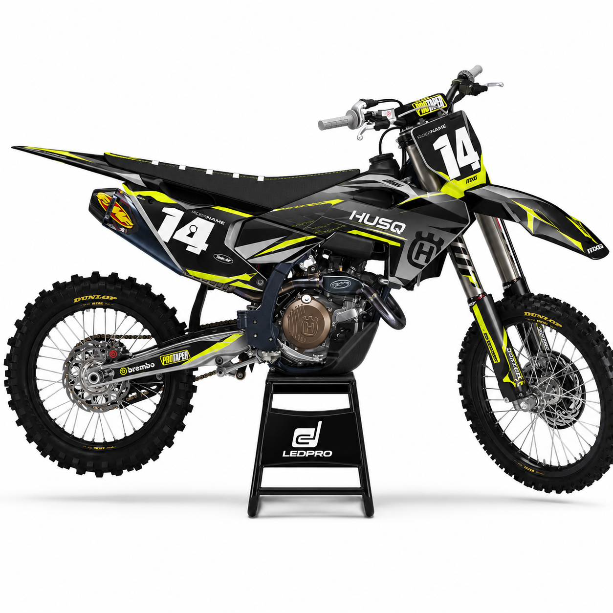 Kit de Gráficas para Motocross Husqvarna FC - Diseño 4