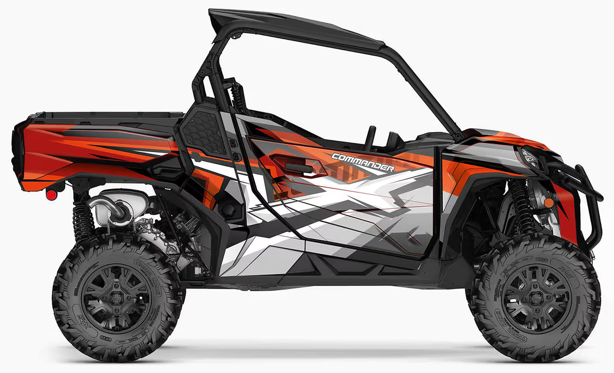 Kit de gráficas para UTV Can-Am Commander - DISEÑO 03 - LedPro Racing
