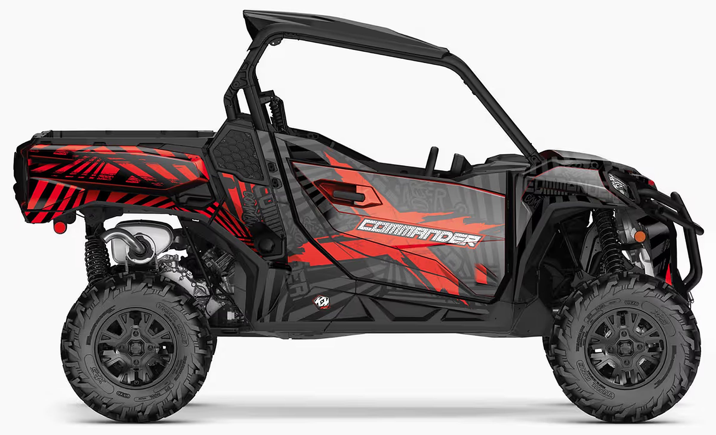 Kit de gráficas para UTV Can-Am Commander - DISEÑO 22 - LedPro Racing