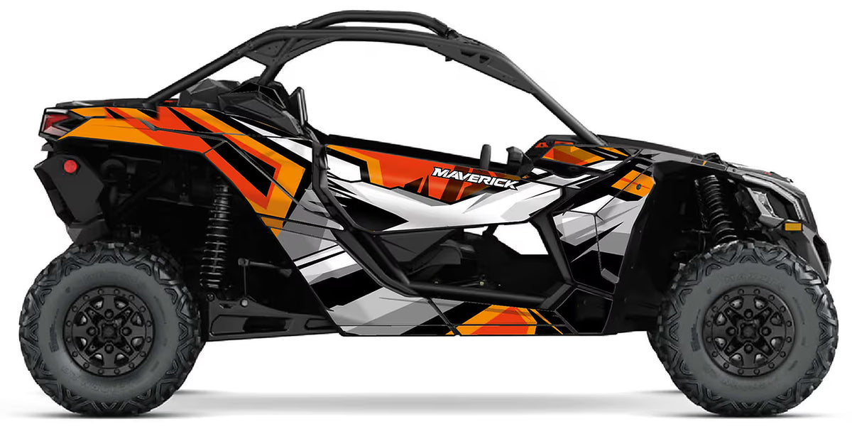 Kit de gráficas para UTV Can-Am Maverick - DISEÑO 01 - LedPro Racing